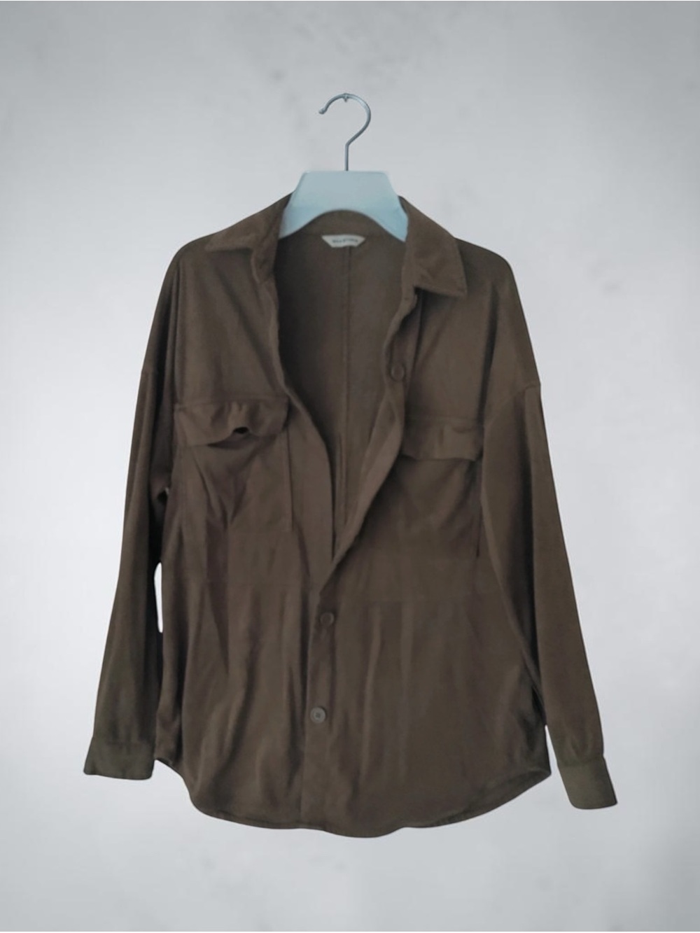 Max Studio Brown Lightweight long sleeve top